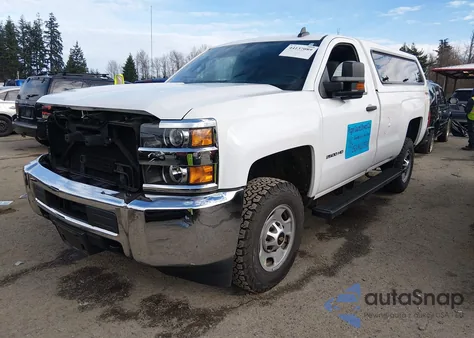 2015 Chevrolet Silverado 2500Hd Wt из США, поврежденный, VIN 1GC0KUEG7FZ544006